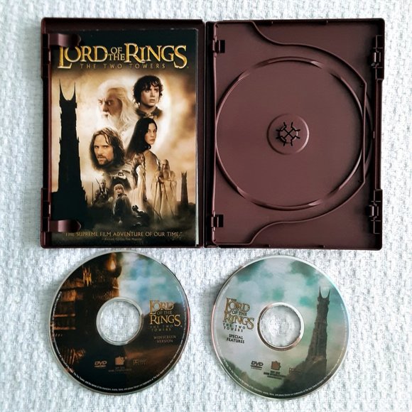 Lord of The Rings Trilogy DVD Widescreen 2 Disc Set - Picture 7 of 12